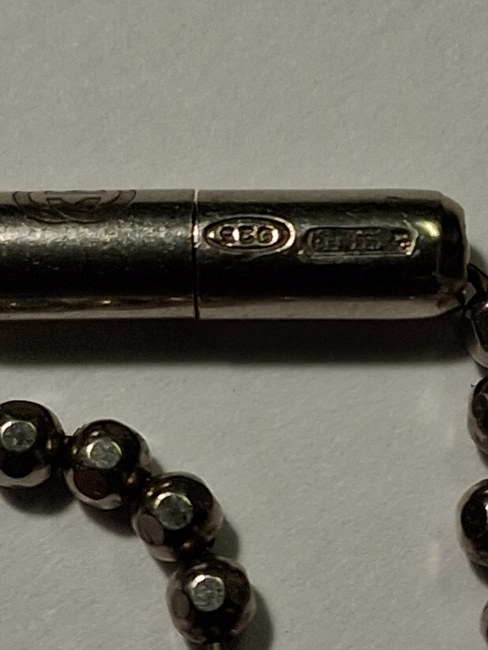 Rare  Gucci Liftboy Crest 929 ⁷Silver Dual Dog Tag Necklace - Picture 10 of 16